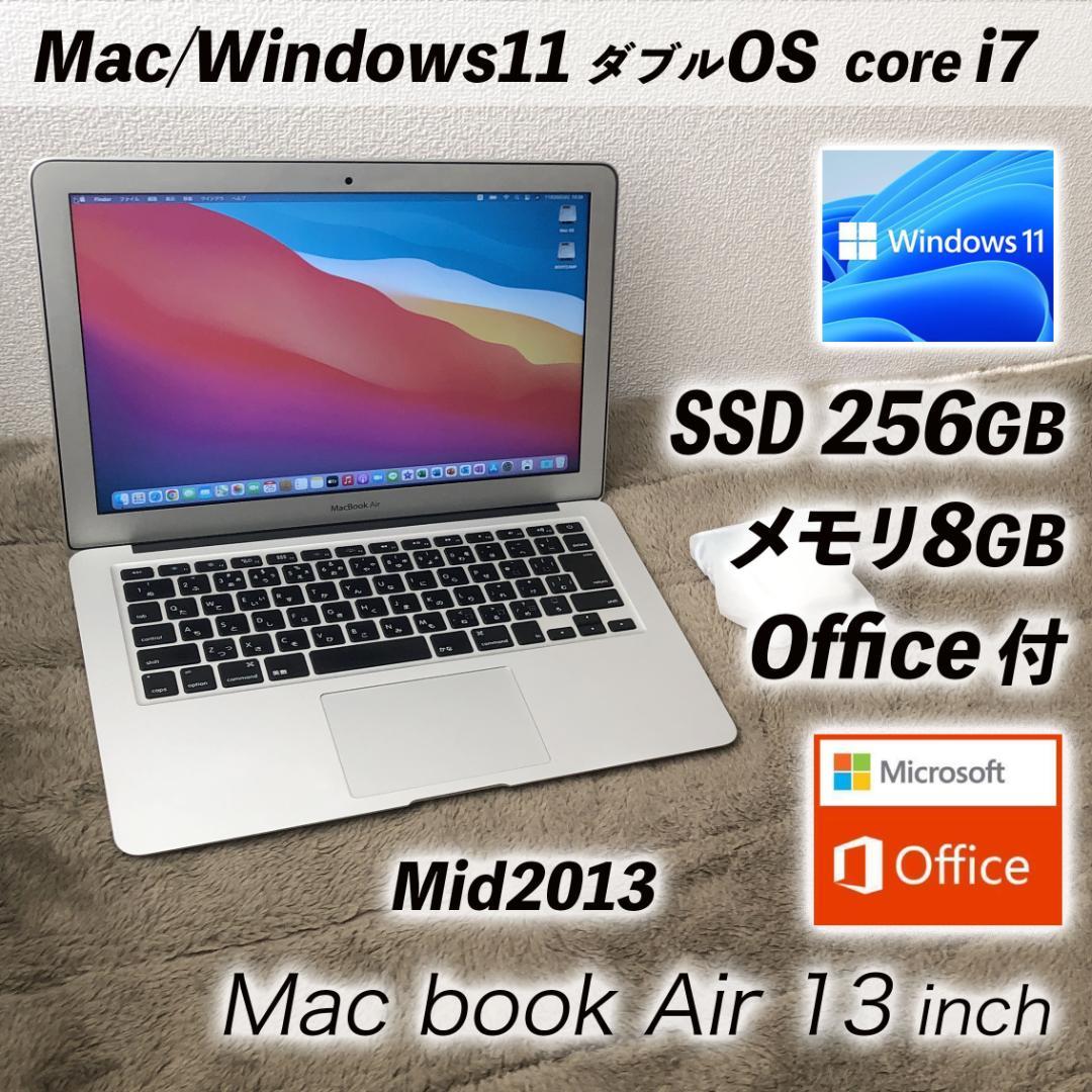 MacBook本体 i7/8g/SSD256 MacBookAir13 Office Win11 i7/8g/SSD256 MacBookAir13 Office Win11