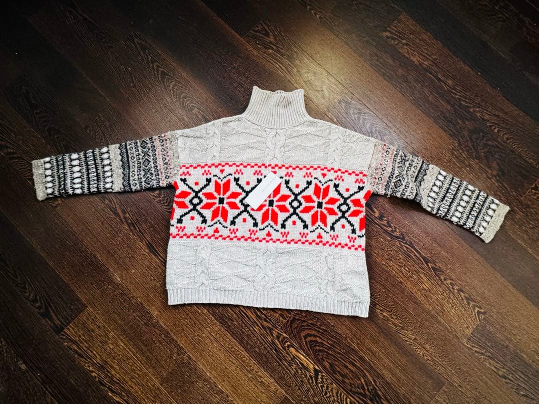 滝沢眞規子さん愛用【MAX MARA WEEKENDノルディック柄ニット］ - メルカリ