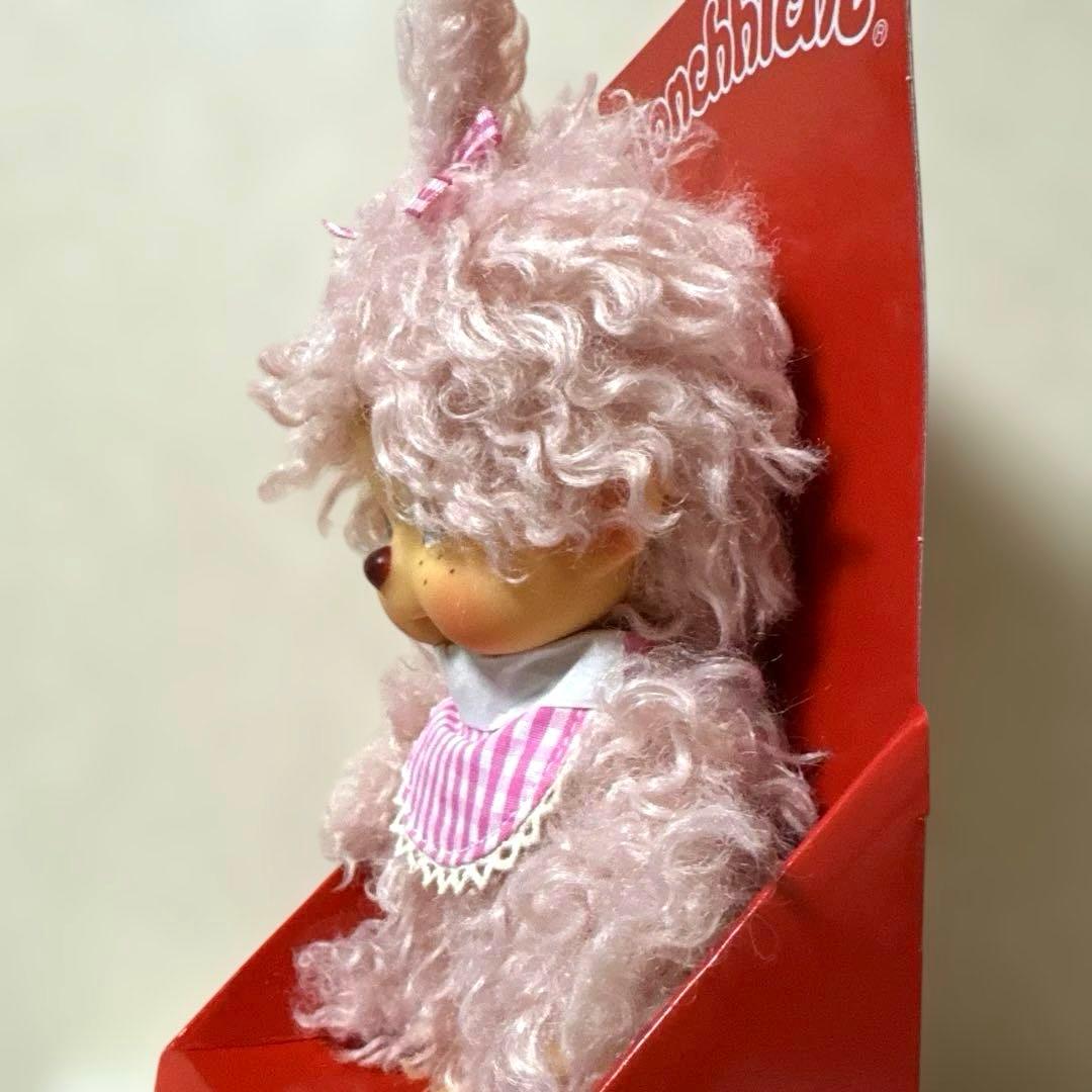 レア　EU ピンク　ベイジュ　ヘア　モンチッチ　Monchichi 海外限定