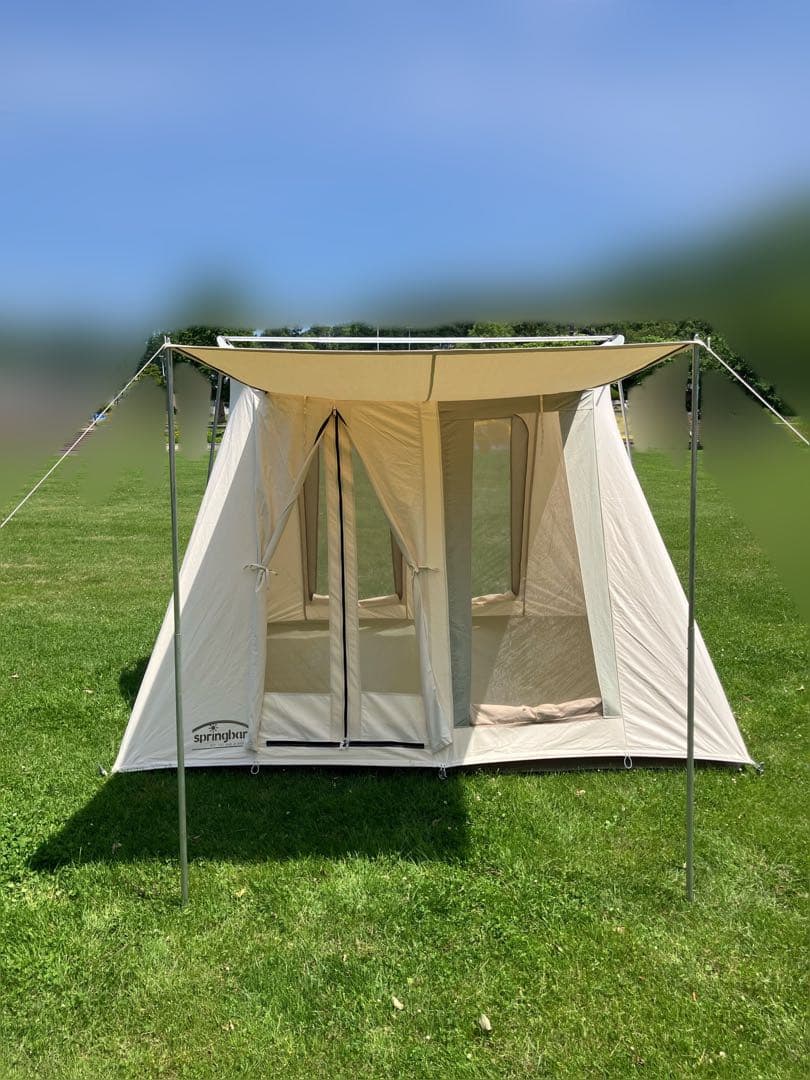 かじ様専用】① カーカムス スプリングバーテント ホワイトトラベラー