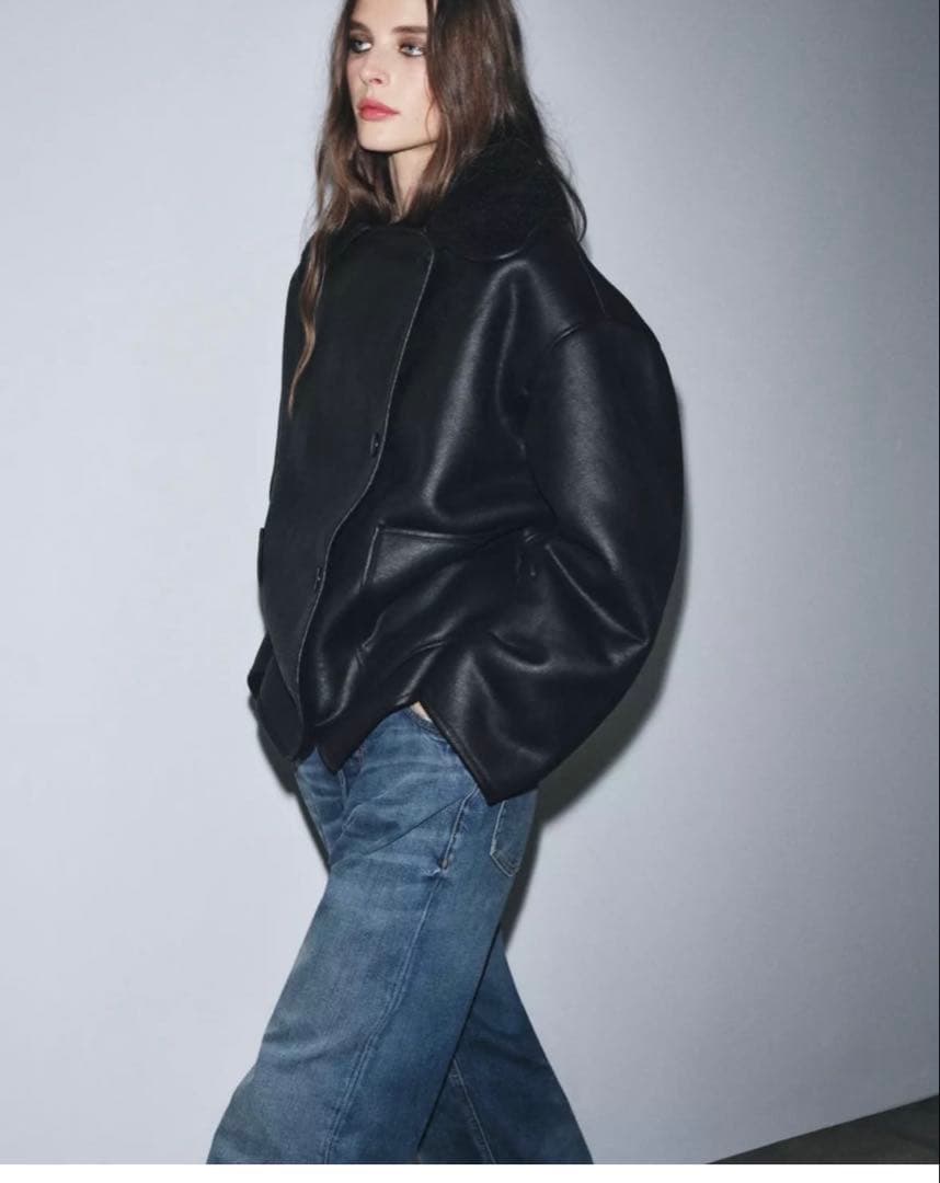 ◇美品◇ZARA ZWコレクション ダブルフェイスジャケット Sサイズ