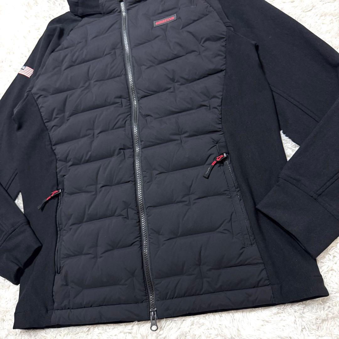 ブリーフィング 2023AW ハイブリッド ダウン パーカー ジャケット 黒 L