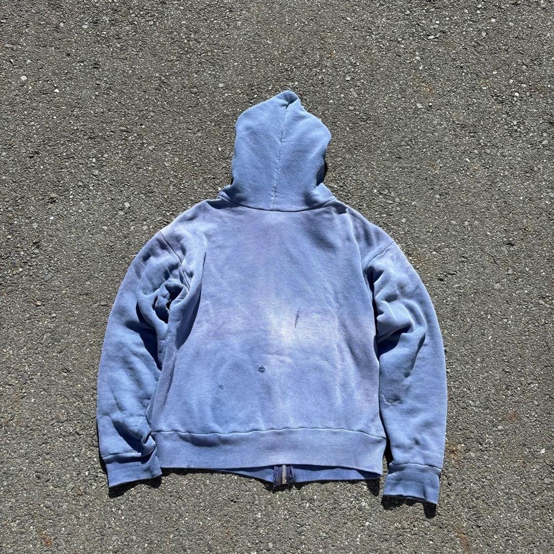 50s 60s vintage ジップ パーカー ダブルフェイス サンフェード - メルカリ