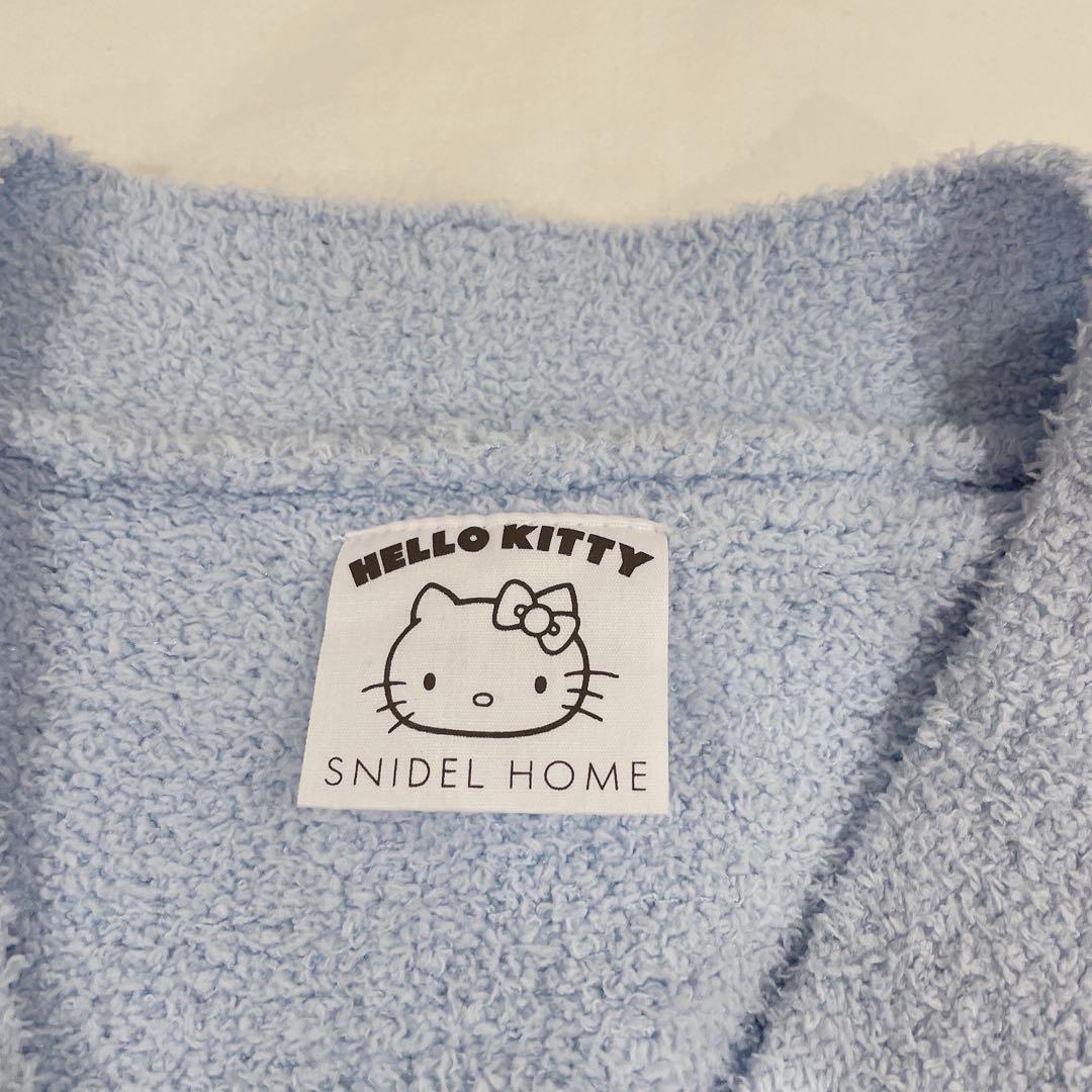 スナイデルホーム【極美品】キティ ニットカーディガン サックス