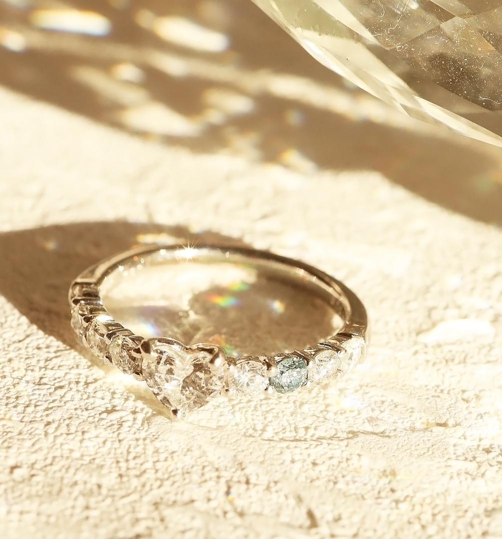 セイレーンアズーロ アエリーノ 0.44ct ハート