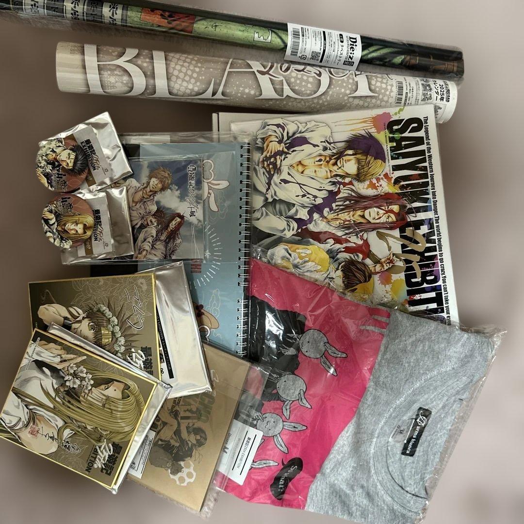 最遊記 まとめ売り キャンバスボード 缶バッチ 色紙タペストリー