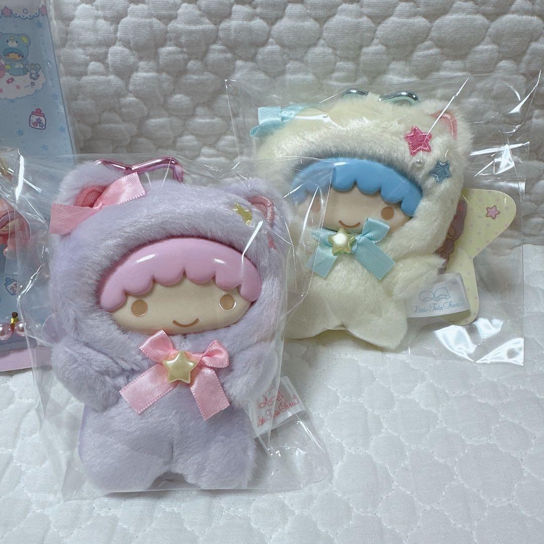 サンリオ❣️激レア　キキララ パフポフ　マスコット　キーホルダー　ネコ