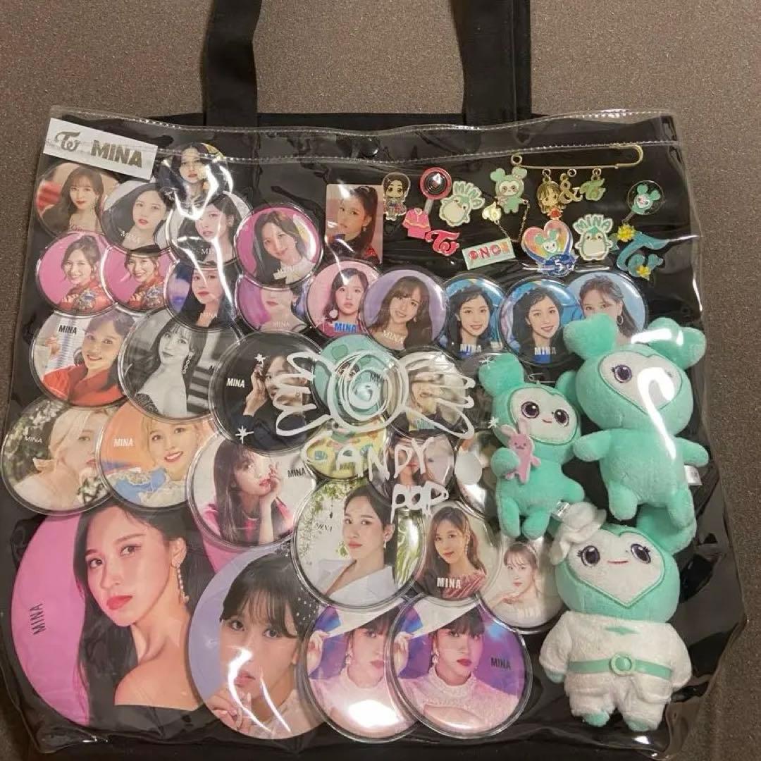 TWICE ミナ 痛バ 缶バッジ ミブリー - メルカリ
