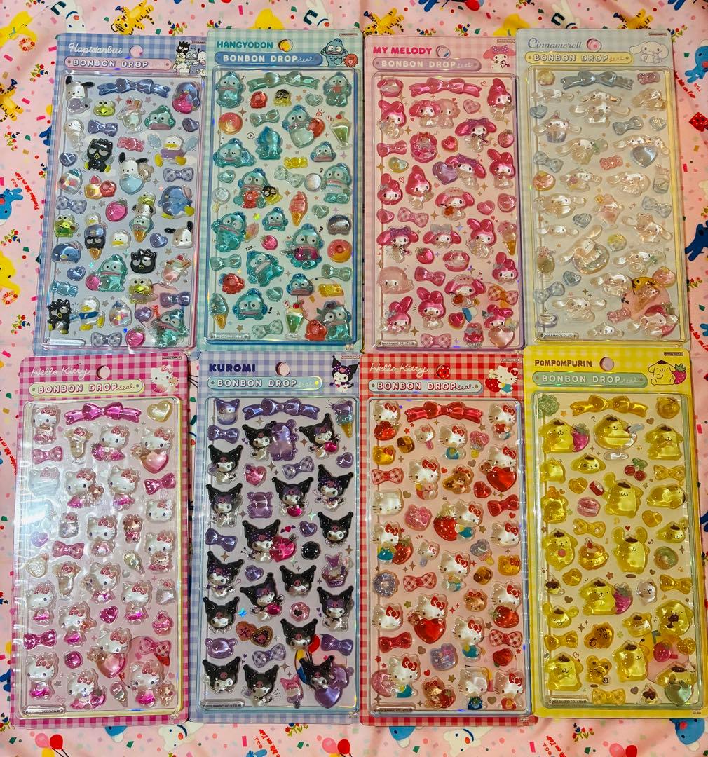 サンリオ第二弾 ボンボンドロップシール 8種 コンプリートセット 新品 正規品】ボンボンドロップシール 第二弾 コンプリート 全8種