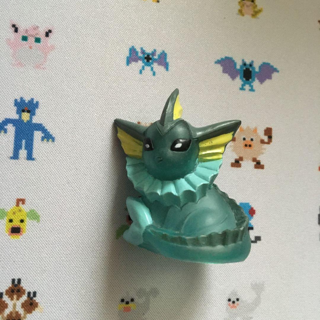 ポケモン 指人形 シャワーズ クリア 中古 ポケモンキッズ ソフビ