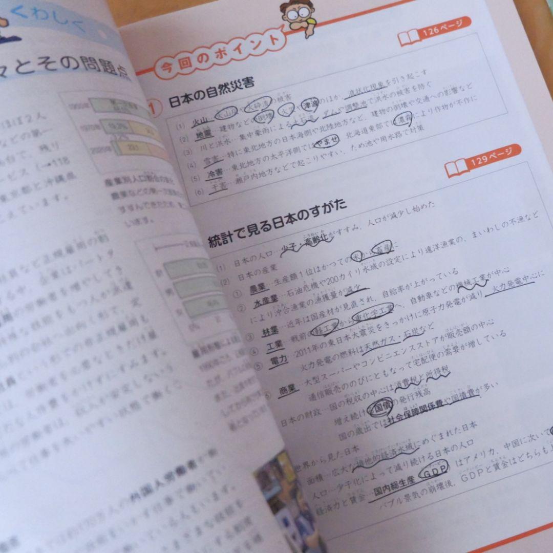 中学 受験参考書 四谷大塚 予習シリーズ 社会 基礎固め 家庭学習 小学6