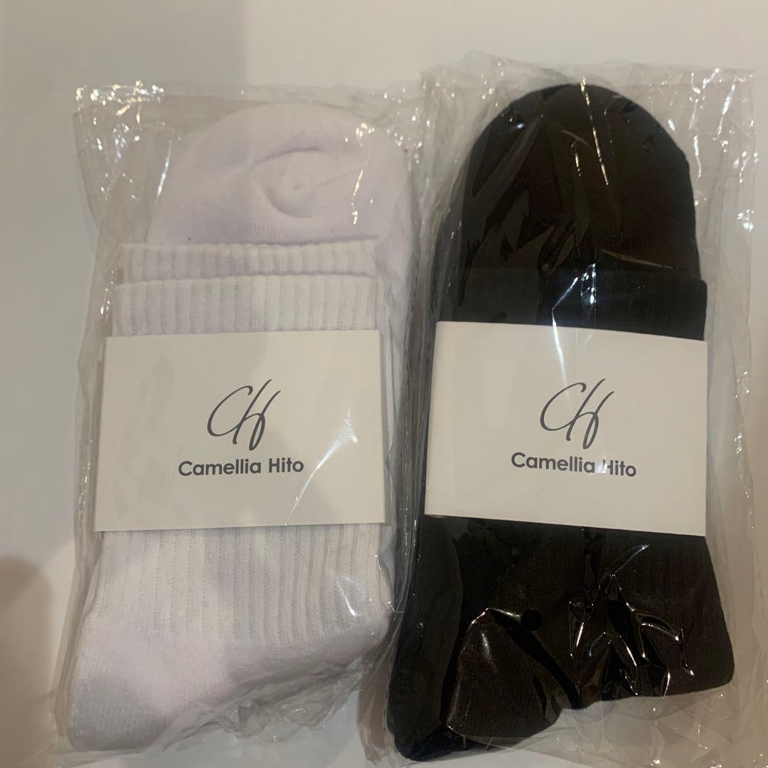 新品未開封　唾奇　靴下　ソックス　Camellia
