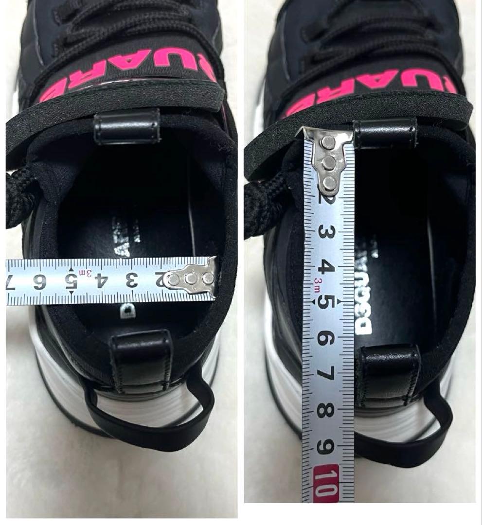 美品✨ディースクエアード2 D-Bumpy 厚底スニーカー 23.0cm