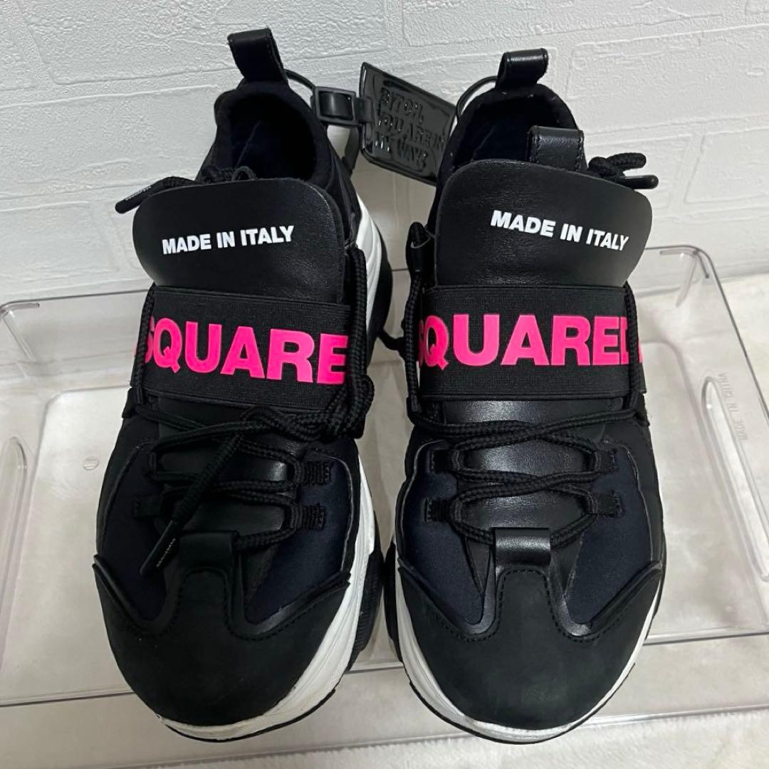 美品✨ディースクエアード2 D-Bumpy 厚底スニーカー 23.0cm