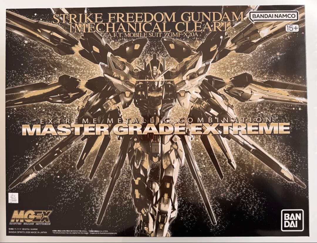 MGEX 1/100 ストライクフリーダムガンダム　メカニカルクリア