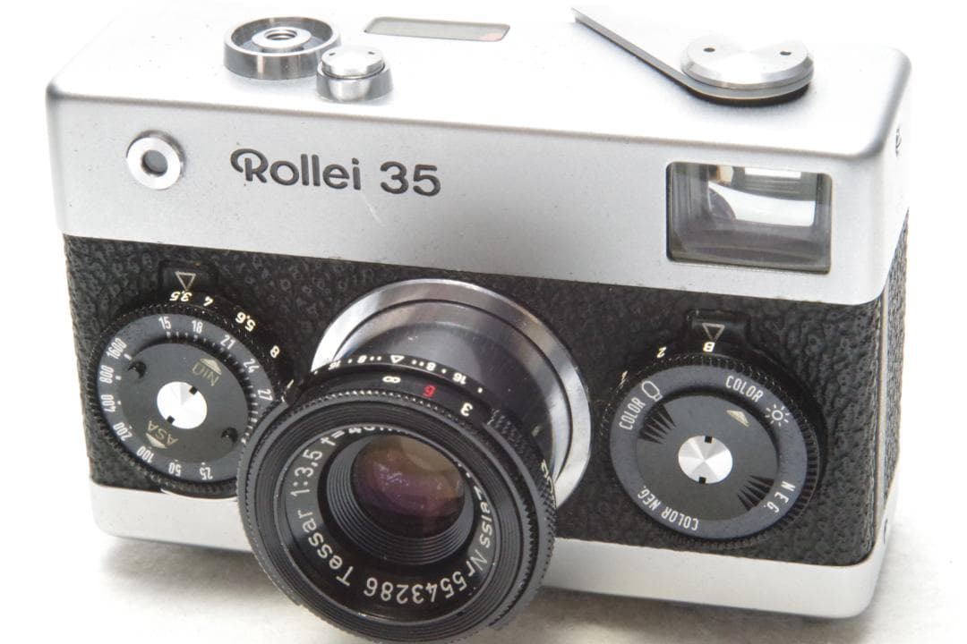 フィルムカメラ Rollei 35 Tessar 1:3.5 f=40mm Carl Zeiss Rollei 35 Tessar 3.5/40 黒 【ランクB Rollei】 | まるやまカメラ