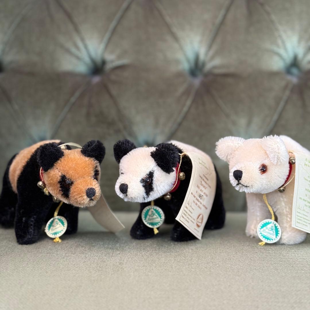 ハーマン　パンダ、ホッキョクグマ3匹セット ソフビトイボックス 009 シロクマ（ホッキョクグマ） Polar Bear