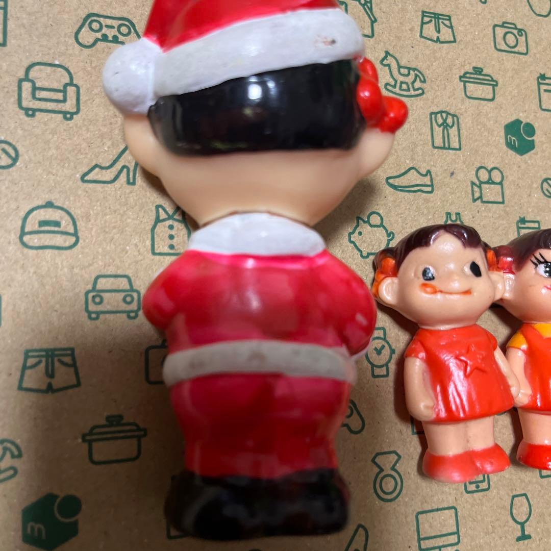 ペコちゃん　不二家　サンタ　ソフビ　レトロ