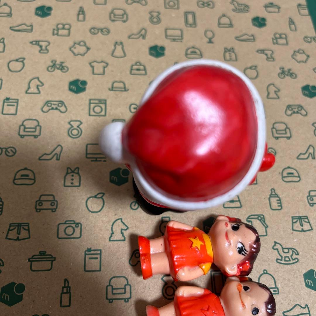 ペコちゃん　不二家　サンタ　ソフビ　レトロ