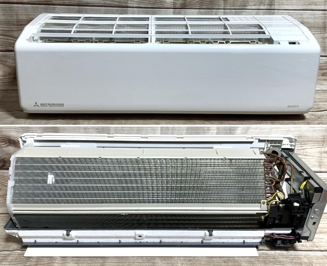 三菱 12畳 2.8kW 100V ビーバー SRK2822T 全清掃済 22年