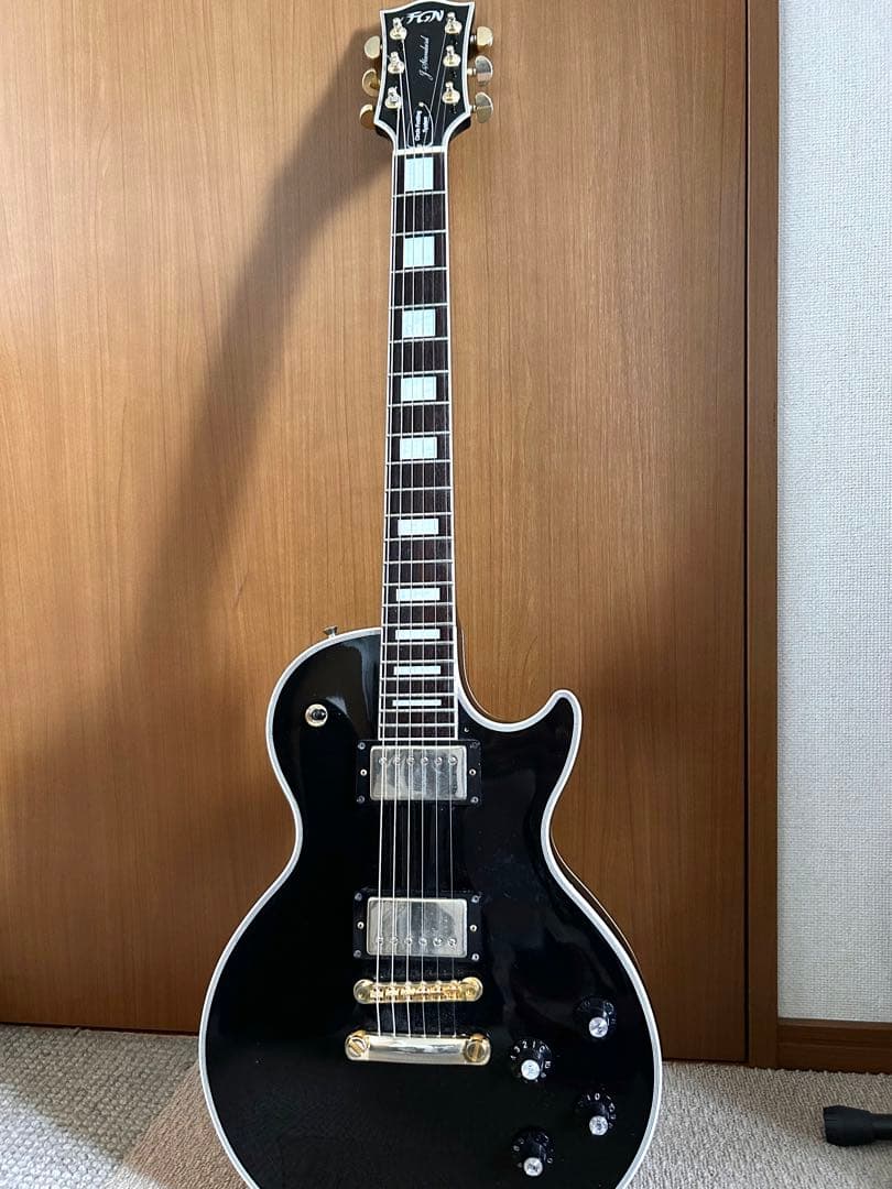 FGN Fujigen フジゲン F-standard 黒 ブラック レスポール - メルカリ