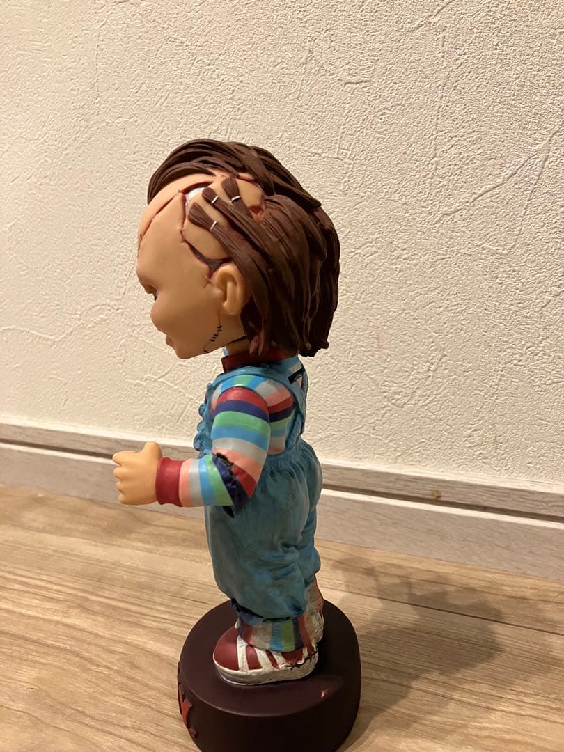 レア チャイルドプレイ チャッキー ボビングヘッドバンク フィギュア