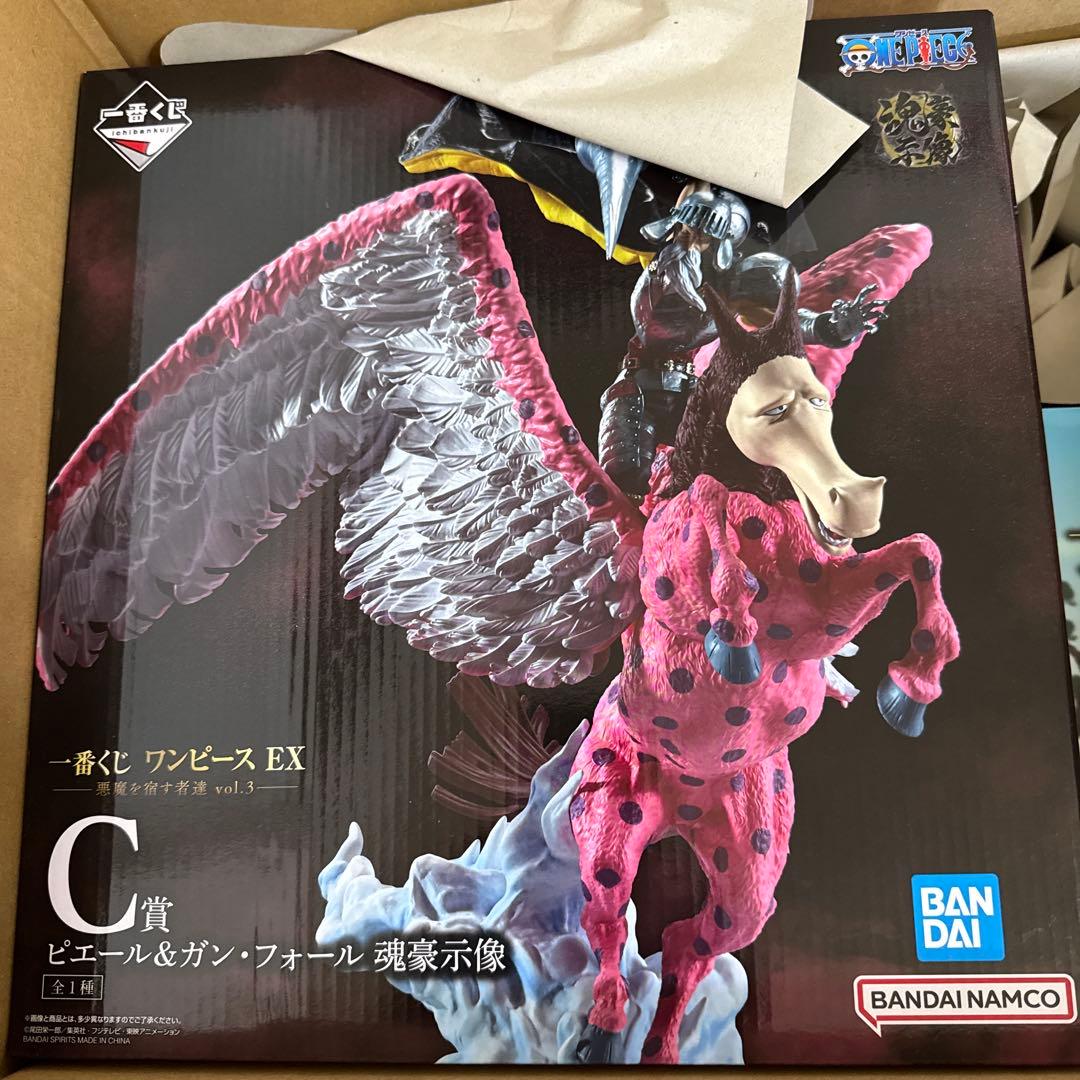 ワンピース 一番くじ c賞 e賞 ガンフォール カク