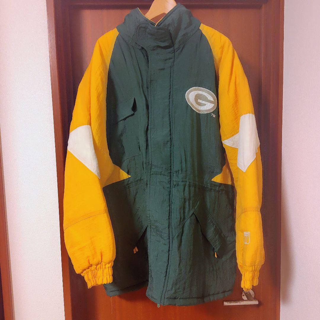 XLサイズ】LOGO7 NFL パッカーズ 中綿ナイロンジャケット 緑 黄 - メルカリ