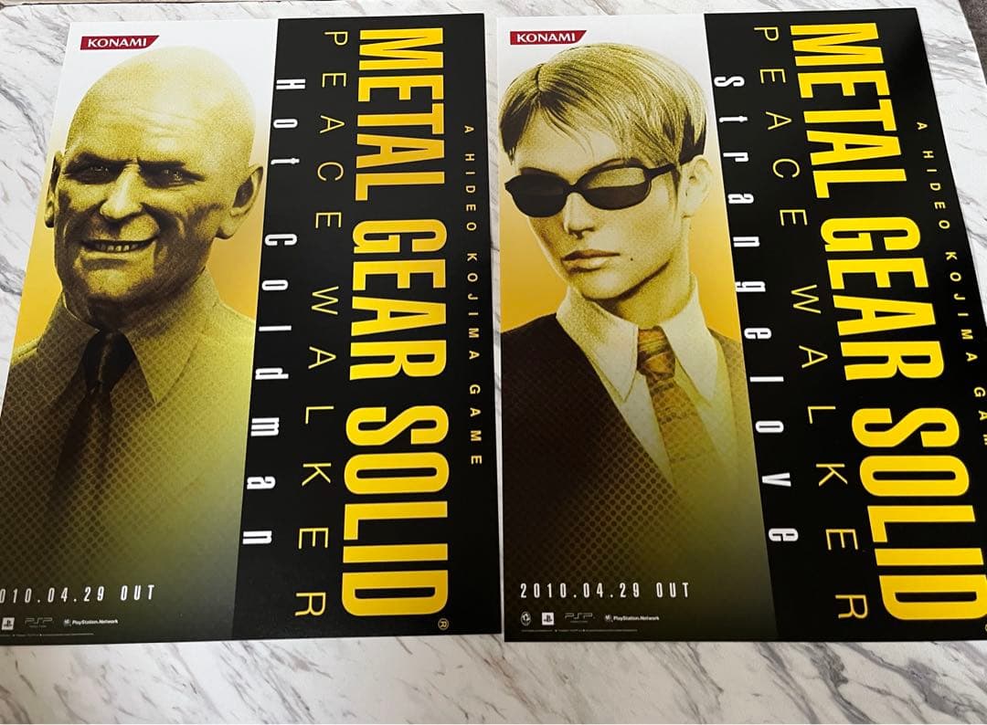 レア☆メタルギアソリッド ピースウォーカー 販促ポスターコンプ10枚セット A