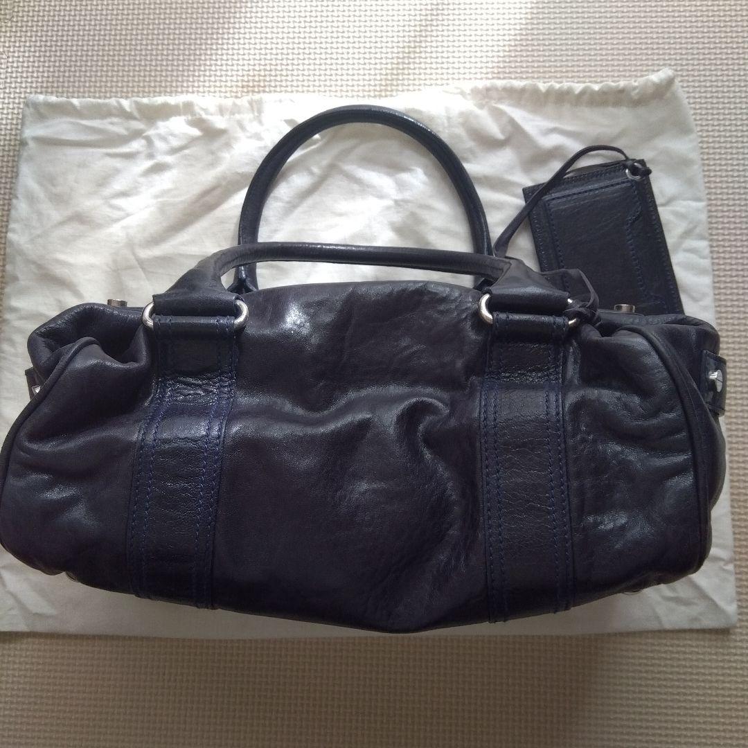 バレンシアガ ホイッスル ボストンバッグ レザー イタリア製