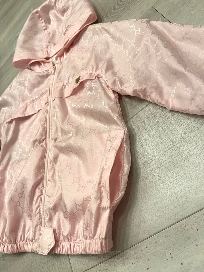 GUCCI グッチ ブルゾン ウインドブレーカー 36m ピンク - メルカリ