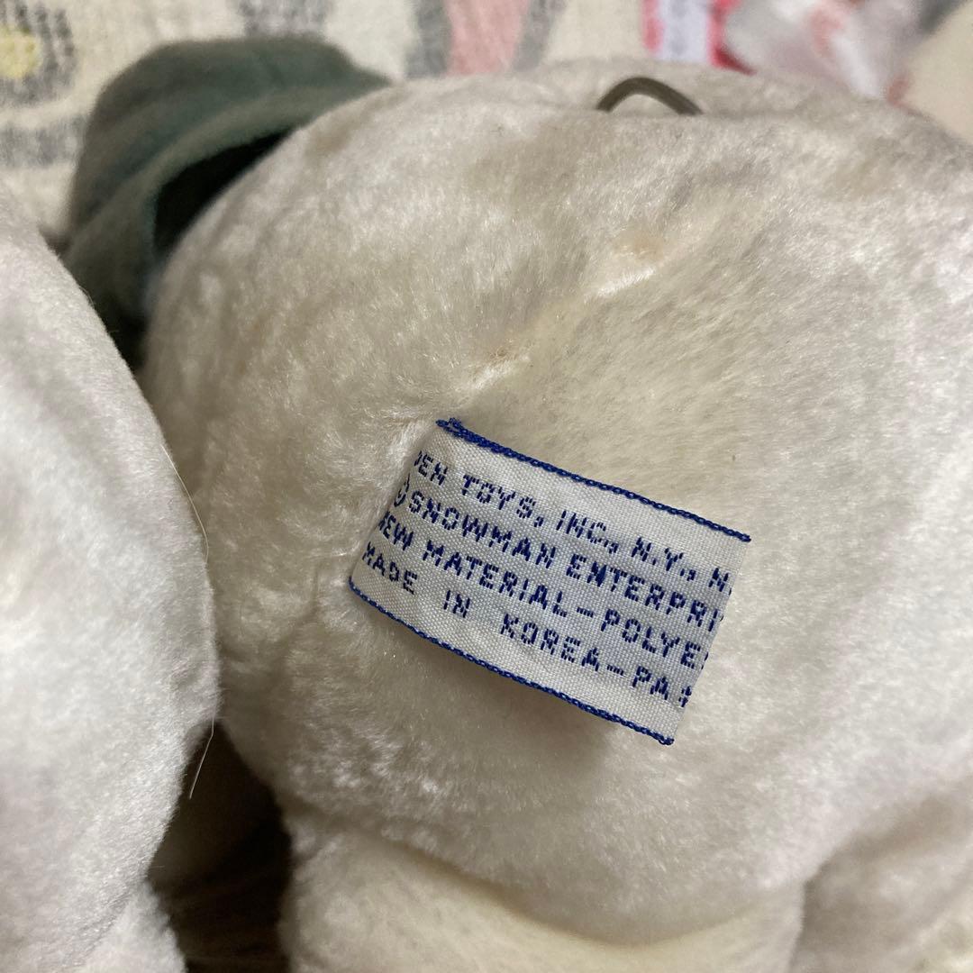 EDEN エデン　1989 スノーマン ぬいぐるみオルゴール　2こ　中古品