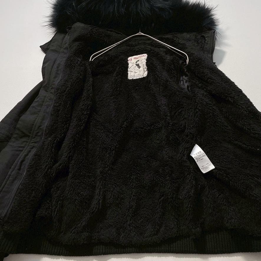 希少00s】SLY y2k N-3B グランジ ショートモッズコート 黒 - メルカリ