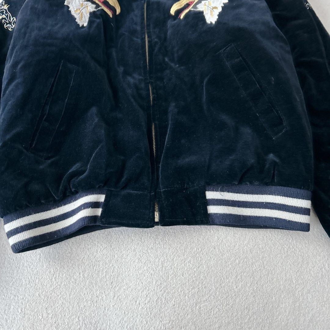 ジャングルストーム スカジャン キルティング 中綿 ドラゴン 鷲 ベロア