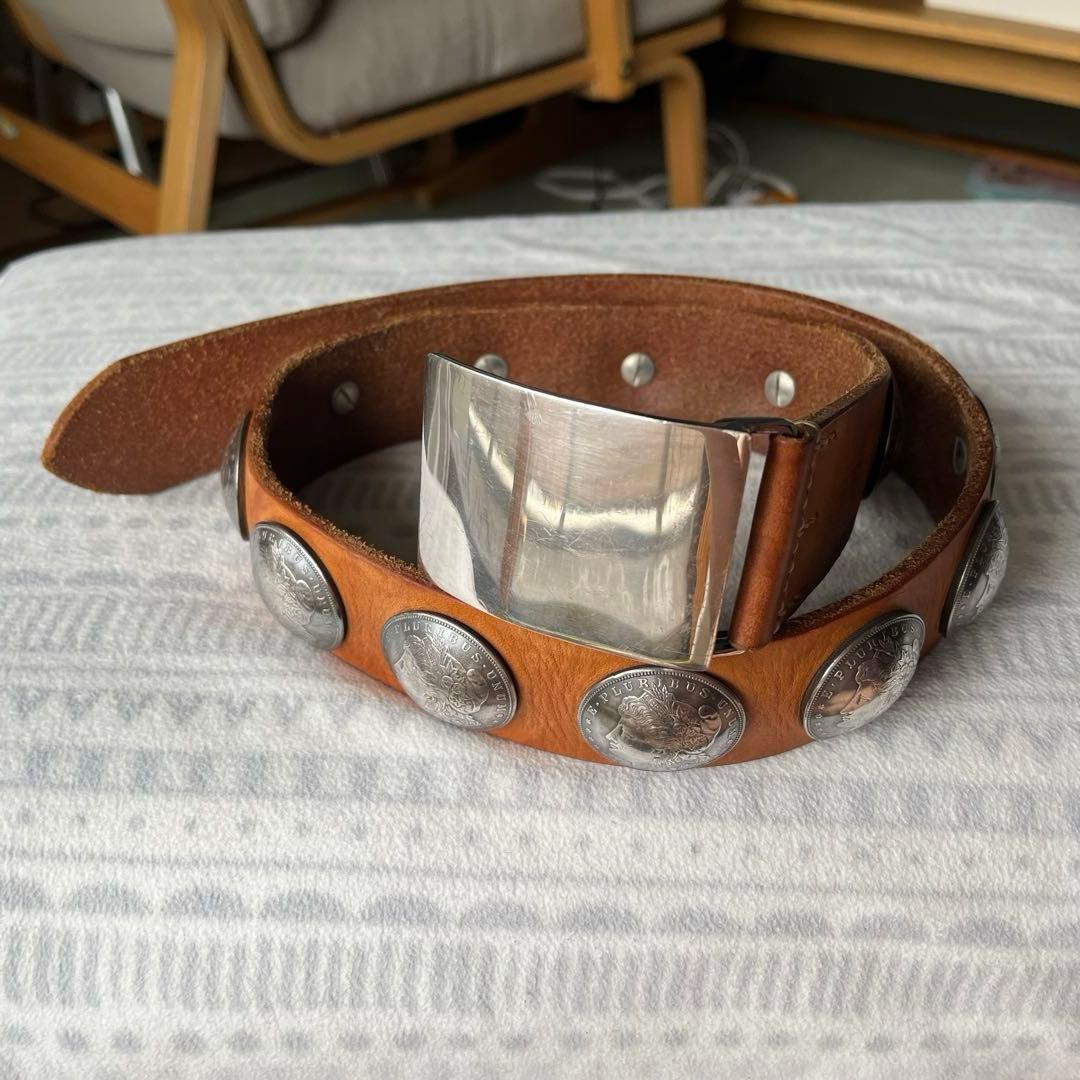 モルガンコンチョベルト 1921年製 13個 バックルシルバー925製セット