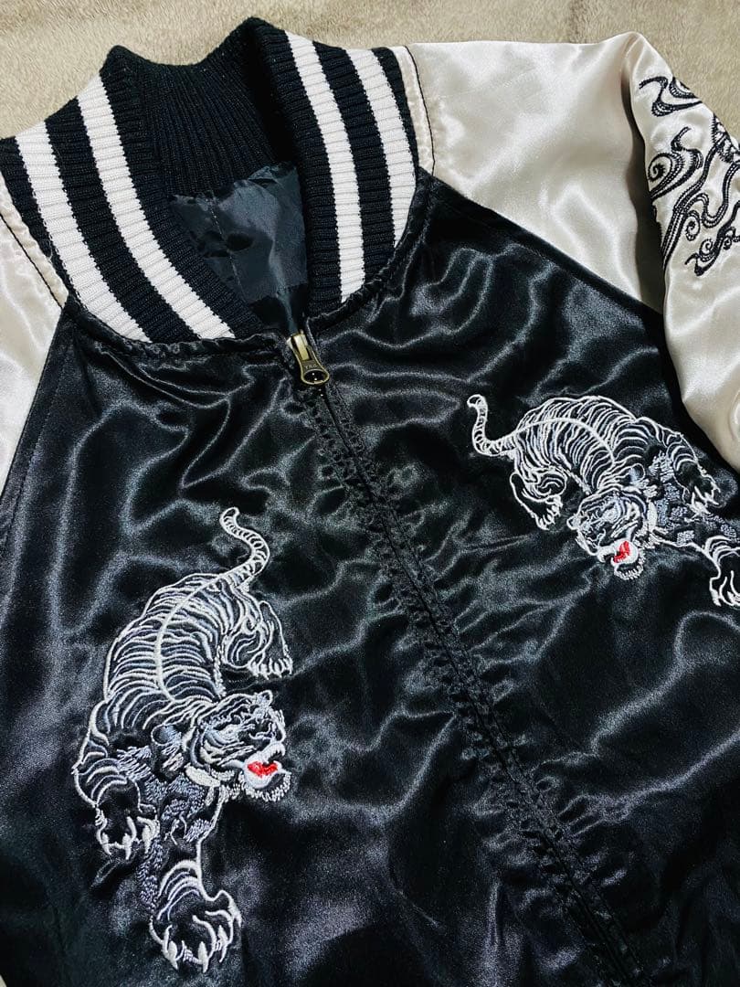 90s vintage studio hiro 虎日本限定 スカジャン サテン 卸売