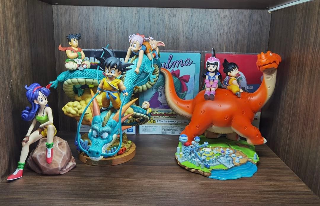 ドラゴンボール 孫悟空 神龍 ブルマ フィギュア ガレージキット - メルカリ