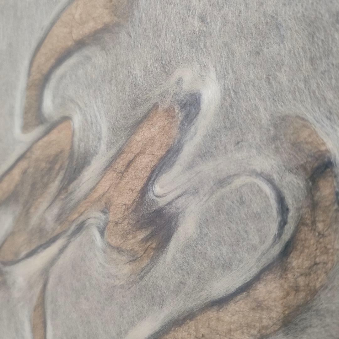 人間国宝 山内一生 和紙工芸画「和」 額装 - メルカリ