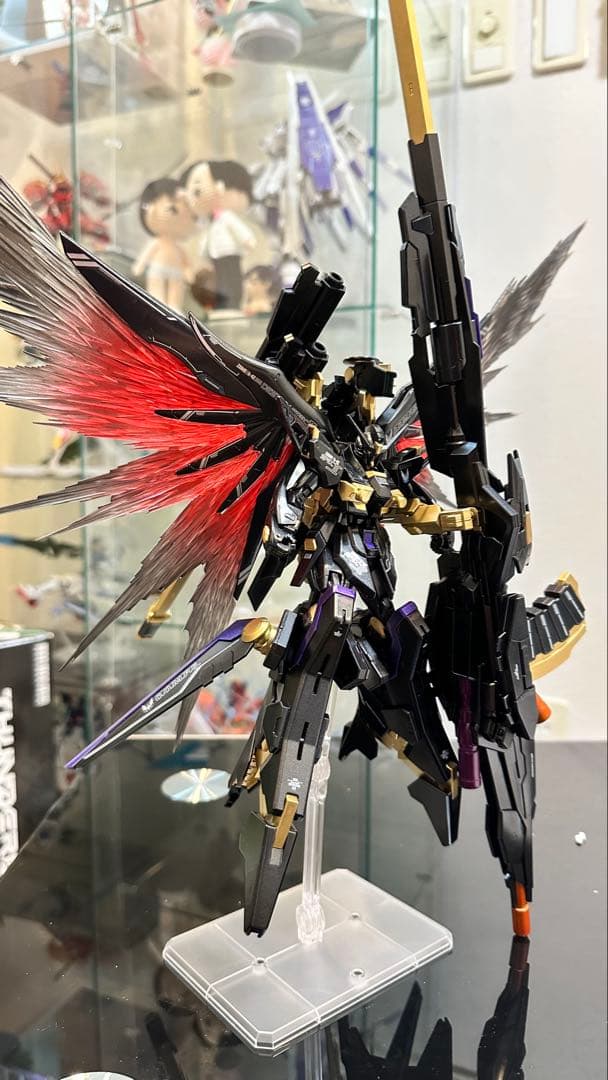 HG デスティニーガンダム Spec II & ゼウスシルエット 塗装済完成品