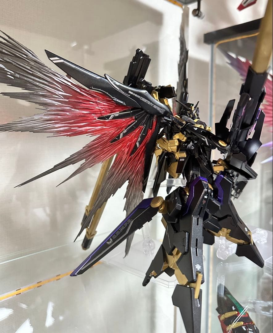 HG デスティニーガンダム Spec II & ゼウスシルエット 塗装済完成品