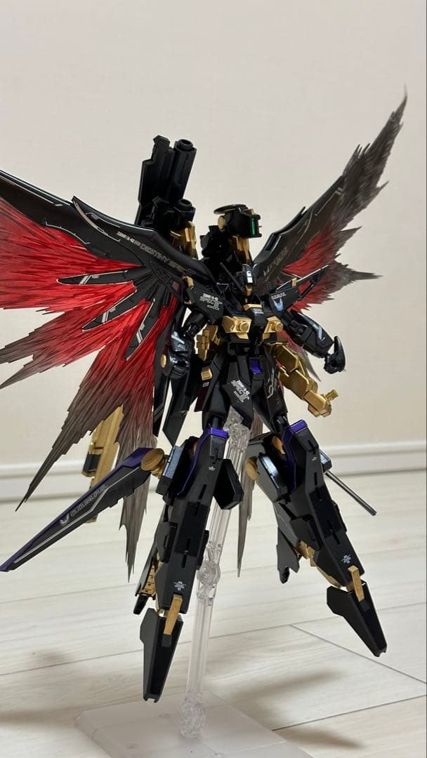 HG デスティニーガンダム Spec II & ゼウスシルエット 塗装済完成品