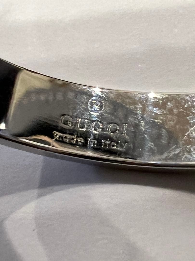 最終値下 GUCCI グッチ アイコンリング K18WG（15.5号 3.82g