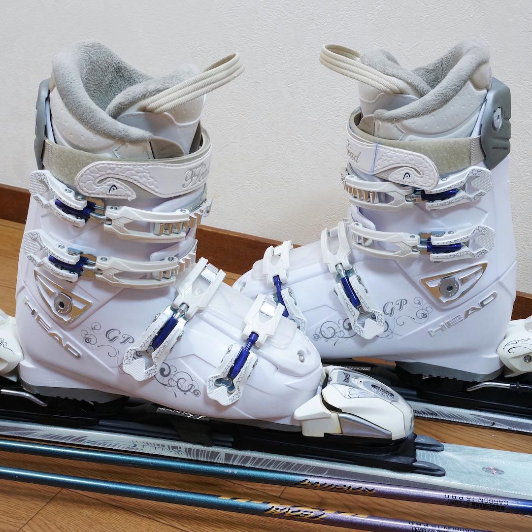 メンテ済 156cm 靴25～25.5cm VOLKL レディーススキーセット