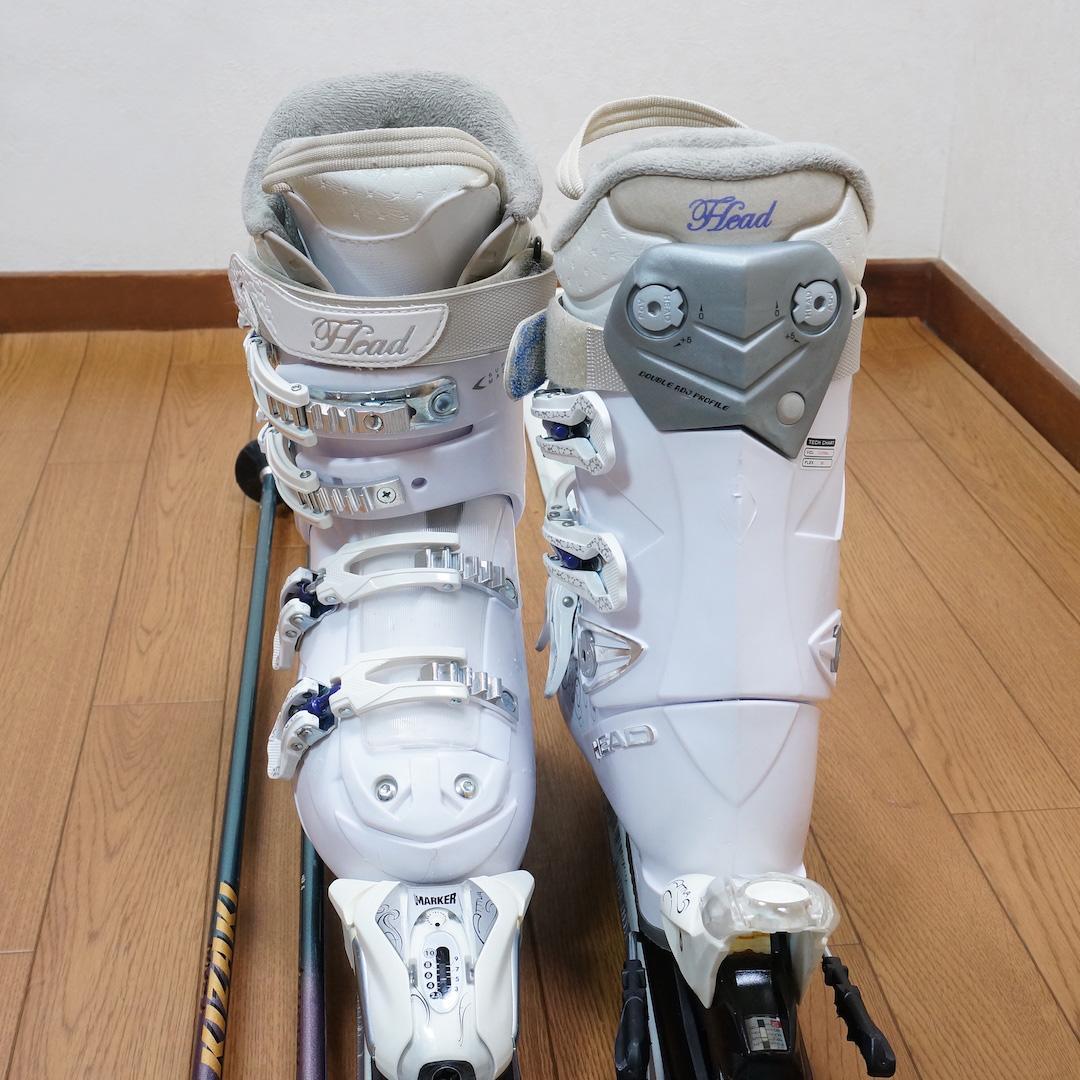 メンテ済 156cm 靴25～25.5cm VOLKL レディーススキーセット