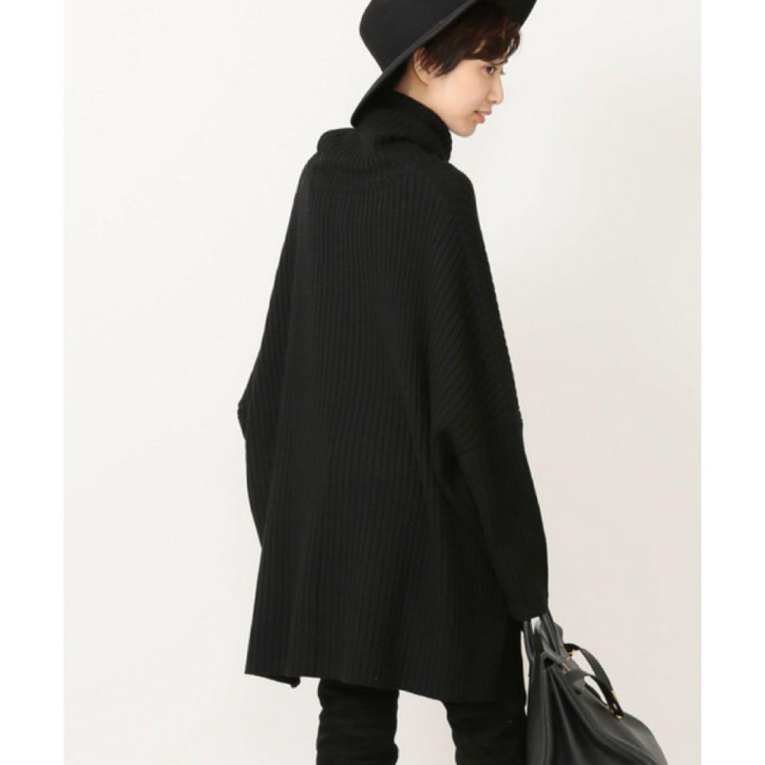 EVERYDAY I LIKE. Oversized rib ニット ブラック