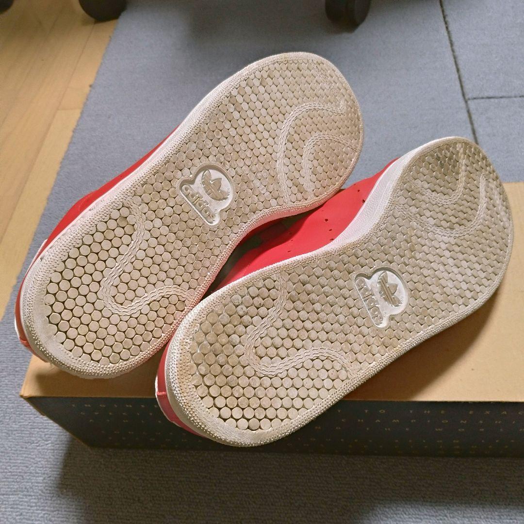 adidas スタンスミス ベルクロ 赤×白 27.0cm レザー 2001年製