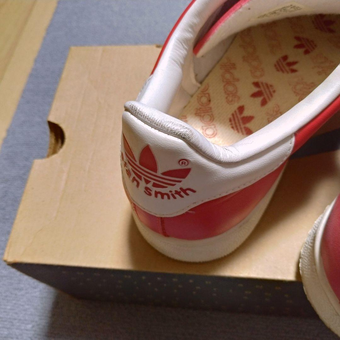 adidas スタンスミス ベルクロ 赤×白 27.0cm レザー 2001年製