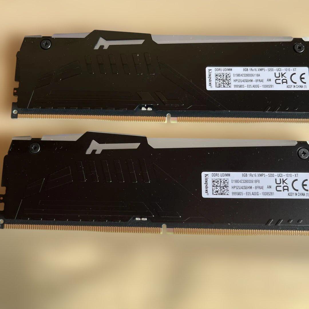 Kingston FURY Beast DDR5 8GB×2枚（計16GB） - メルカリ