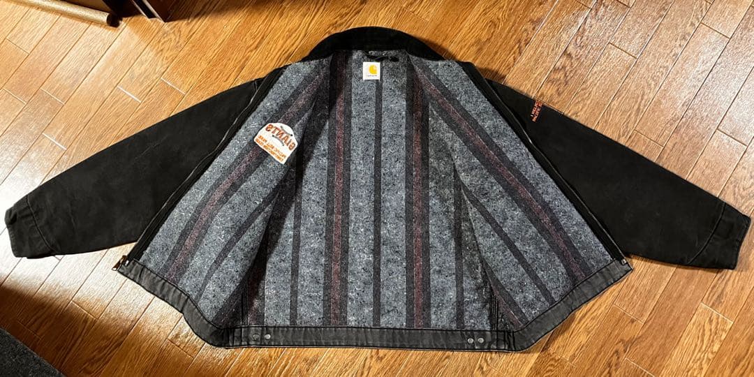 最初期】カーハート デトロイトジャケット JB105 ブラック L-XL相当