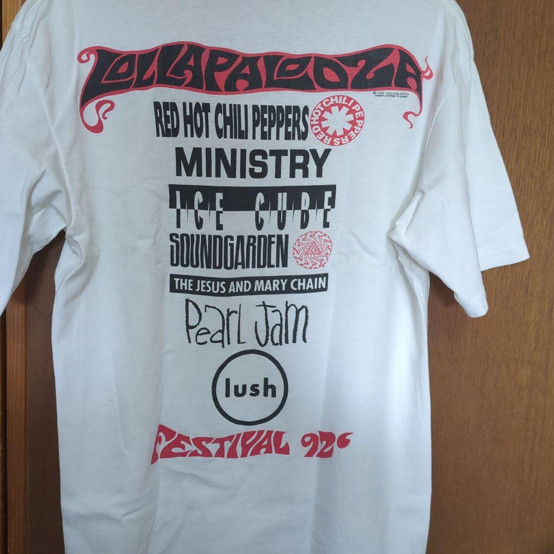 lollapalooza Tシャツ　白　レッチリ　ロラパルーザ